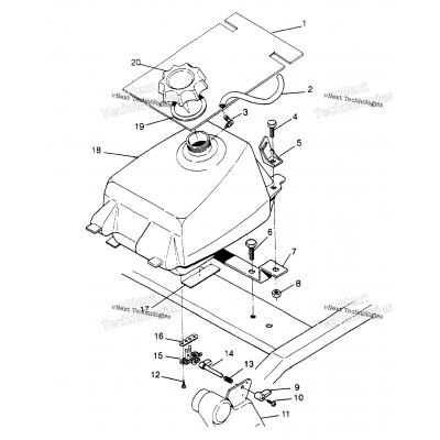 Fuel Tank Assembly 2X4 400L