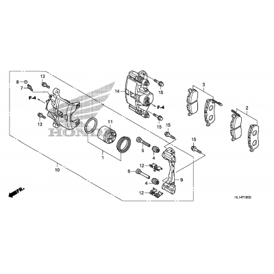 FRONT BRAKE CALIPER