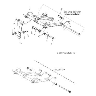 Suspension, Front Torque Arm All Options