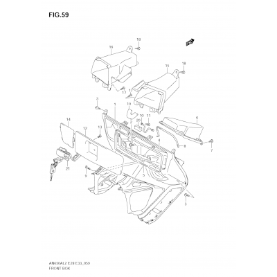 FRONT BOX (AN650A L2 E33)