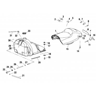 Seat And Gas Tank