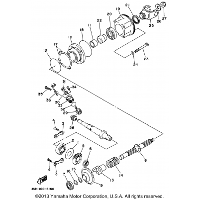 Middle Drive Gear