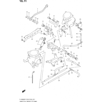 THROTTLE BODY FITTING PARTS