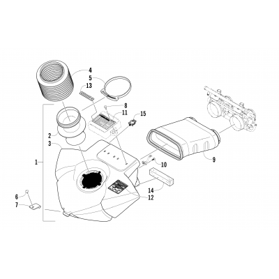 AIR SILENCER ASSEMBLY