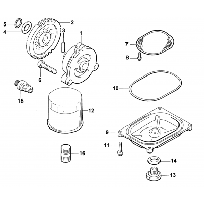 OIL FILTER/PUMP ASSEMBLY