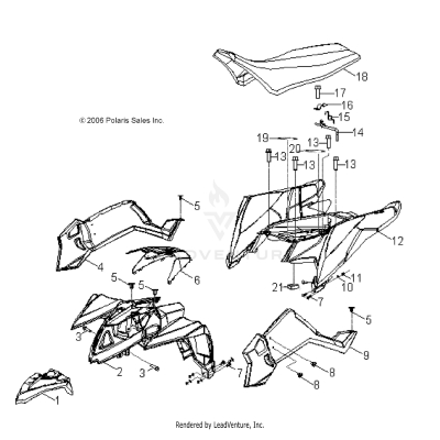 BODY, CAB and SEAT - A25YKA11N1/N5 (49ATVCAB07OTLW90)