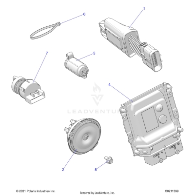 ELECTRICAL, SWITCHES, HORN and ECM - A25SYE95PL (C0211599)
