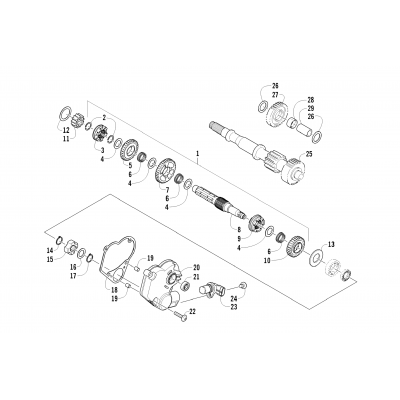 SECONDARY TRANSMISSION ASSEMBLY