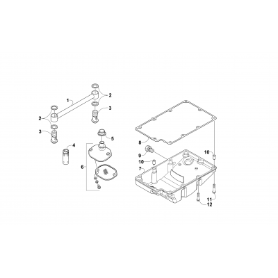 OIL PAN AND STRAINER ASSEMBLY