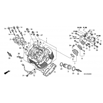 CYLINDER HEAD (FR.)