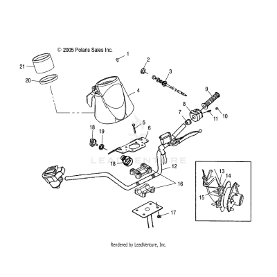 HANDLEBAR - A06CD32AA/AB/AC (4999201699920169B10)