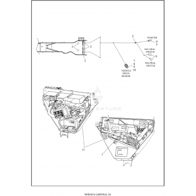 WIRING HARNESS, MAIN, ABS - FLHR, FLHRC AND FLHRXS (6 OF 8)