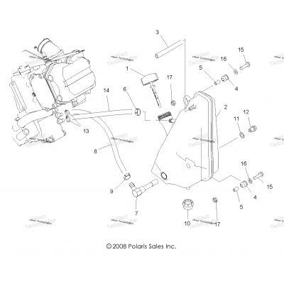 Engine, Oil System & Oil Tank