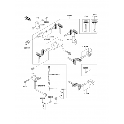 Ignition Switch/Locks/Reflectors