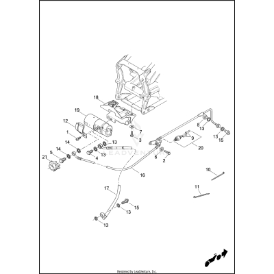 BRAKE LINE & MODULE, REAR, ABS