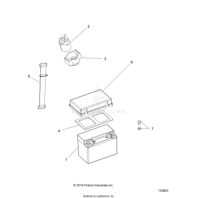 ELECTRICAL, BATTERY - A17HAA15N7 (100803)