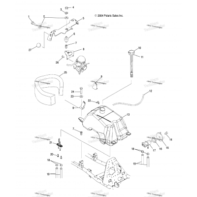 Fuel Tank & Carburetor Mounting /Ab/Ac