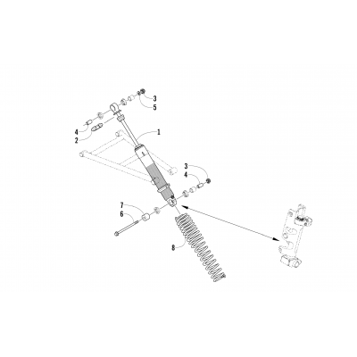 FRONT SUSPENSION SHOCK ABSORBER ASSEMBLY