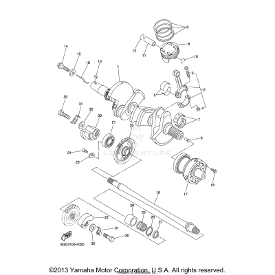 CRANKSHAFT PISTON