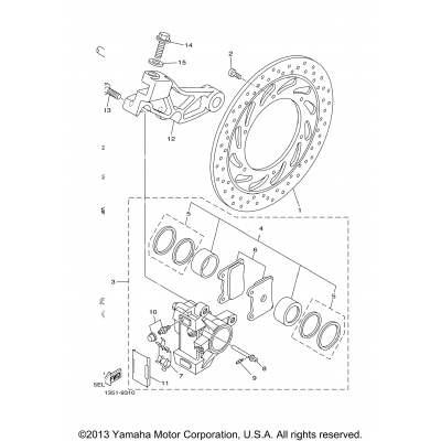 Rear Brake Caliper