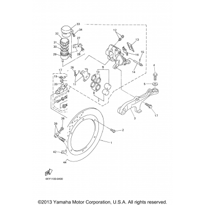 Rear Brake Caliper