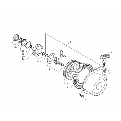 RECOIL STARTER ASSEMBLY