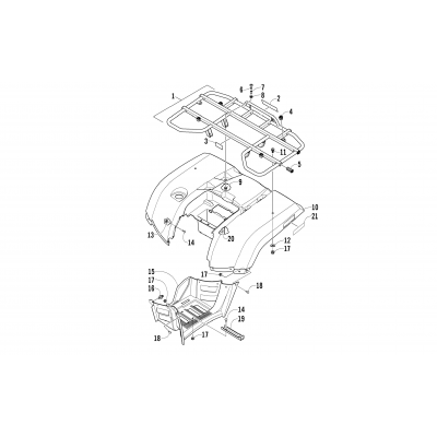 REAR BODY PANEL ASSEMBLY