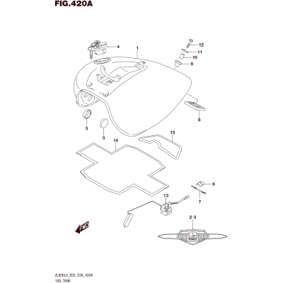 FUEL TANK (VL800L5 E03)