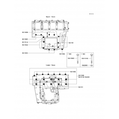 Crankcase Bolt Pattern