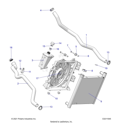 ENGINE, COOLING SYSTEM - A25SVE95PG (C0211194)