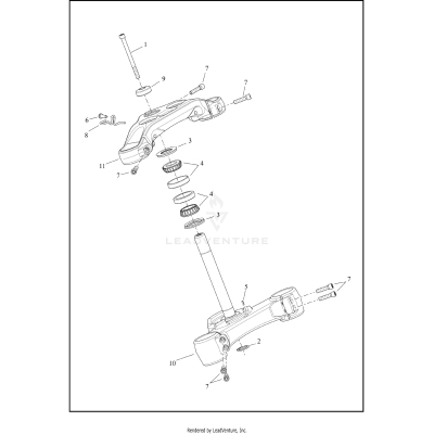 FORK BRACKETS, FRONT - FXBR