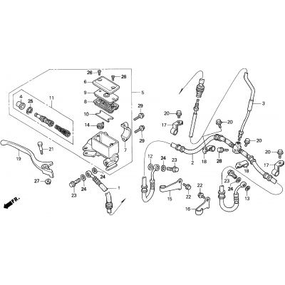 FRONT BRAKE MASTER CYLINDER