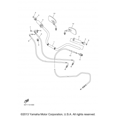 Steering Handle Cable