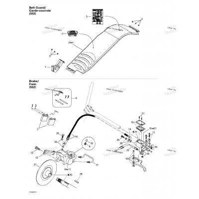 Hydraulic Brake And Belt Guard (552)