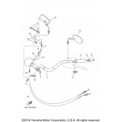 Steering Handle Cable