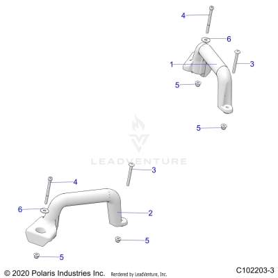 BODY, HANDGRIPS - A25SLE95KN/KF (C102203-3)