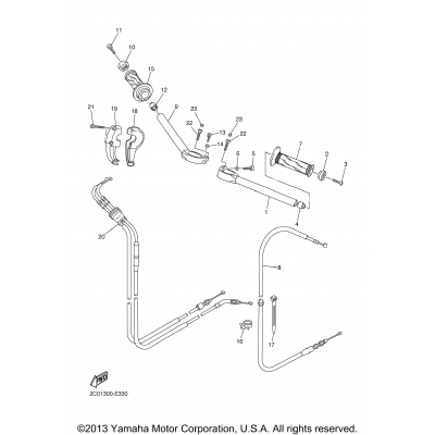 Steering Handle Cable