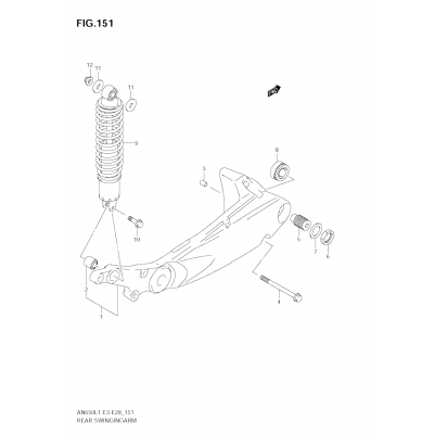 REAR SWINGING ARM