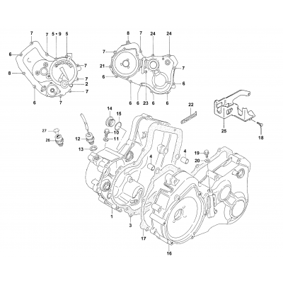 CRANKCASE COVER ASSEMBLY