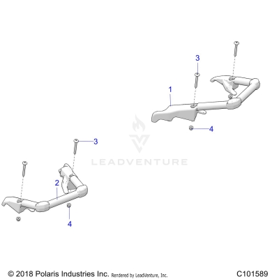 BODY, PASSENGER HAND GRIPS - A19SEP57C1/SES57C1/2/5/K/E1/E2/E5/EK/SET57C1/2/E1/E2/SEF57C2 (C101589)