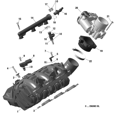 02- Air Intake - Manifold / Throttle Body - 900 ACE