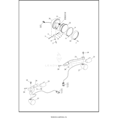 TURN SIGNALS, FRONT AND HEADLAMP - FLRT (JAPAN)