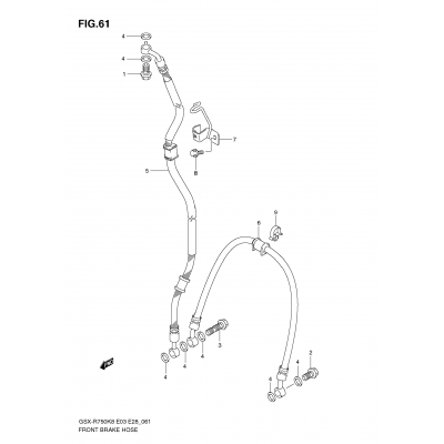 FRONT BRAKE HOSE