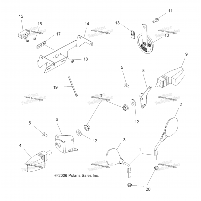 Turn Signals/Mirrors/Horn