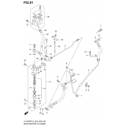 REAR MASTER CYLINDER