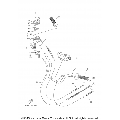 Steering Handle Cable