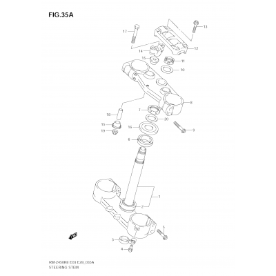 STEERING STEM (RM-Z450 L1)