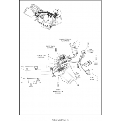 WIRING HARNESS, MAIN - FLHR, FLHRXS (2 OF 10)