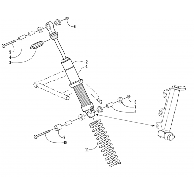 FRONT SUSPENSION SHOCK ABSORBER ASSEMBLY