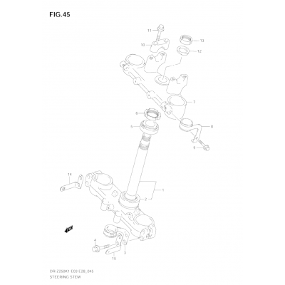 STEERING STEM (E28)